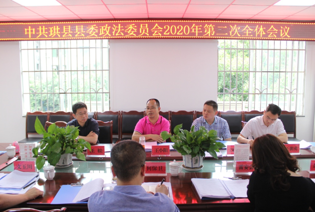 珙县召开县委政法委员会2020年第二次全体会议
