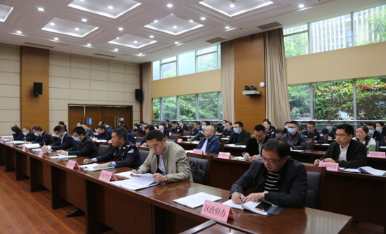 区领导赵丹,张云飞,宋庆伍,廖运硕,刘廷松,袁峰,虞永康,伍崇辉,李杰